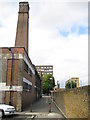 Poplar Baths boiler house chimney