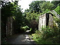 Bridge abutments near Letty Brongu