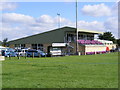 TL4553 : The Stand at Shelford Rugby Club by Geographer