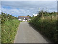 Approaching the road junction near the former Tithe Barn