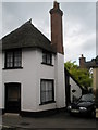 Distinctive chimney in Porlock High Street