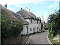 Thatched cottages in Porlock