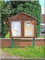 Rock Parish Council notice board, Heightington Road