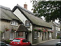 Puncknowle: Crown Inn from the west