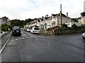 Station Road facing north at the junction with Richmond Road