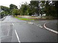 Slade Road at the junction with Stanbury Copse.