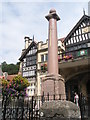 Monument outside Lynton Town Hall