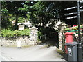 Postbox outside the Garson House Care Home