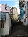 Steps from Queen Street back up to Castle Hill