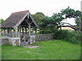 TR2540 : Lych gate at St Mary's church by Nick Smith