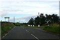 Forfar / Aberlemno Road at its junction with the road to Pitkennedy