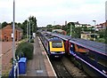 First Great Western express service leaving Evesham Railway Station