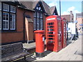 Telephone boxes in Henley Street