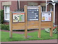 Carlisle Park sign and information board