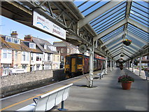 SY6779 : Weymouth railway station by A-M-Jervis