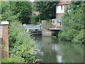 Sluice weir on the River Brent