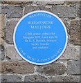 Warminster Maltings - Pound Street - Blue Plaque