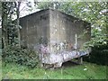 Concrete structure at the top of Dick Bank, Rastrick