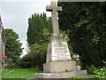 The 1914-1918 War Memorial outside Capel Brynrefail