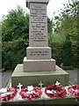 War memorial on Barnsley Road, Hoylandswaine