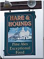 Hare and Hounds pub sign