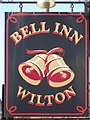 Sign for the Bell Inn, Wilton