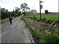 Walking up Haugh Head Road, Hoylandswaine