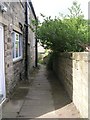 Footpath from Church view, Thorner, leading to Victory Hall