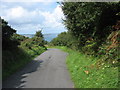 Hill descending down to Wern-y-wylan