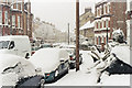 Tremadoc Road under snow