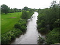 The Lancaster Canal crosses the River Wyre