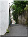 Looking down from the top of Cow Lane.