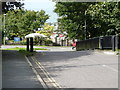 The road to the harbour car park which runs parallel to Larkstone Lane.