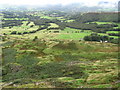 Towards Coombes from above Coombes Rocks