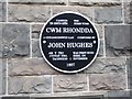 Plaque on Capel Rhondda, Hopkinstown