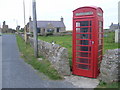 Telephone box at Birsay