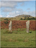 SX2571 : The Pipers standing stones by Rod Allday