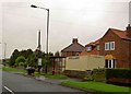 Bus stop on Heslington Lane, York