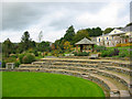 Amphitheatre in gardens, St Neot, Cornwall