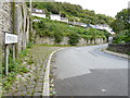 The sign marks this road as Witheridge Place however, the map lists it as The Old Berrynabour Road.