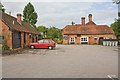 Car park of The Dolphin Inn