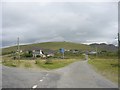 Road junction on the mountain road above Rhosgadfan