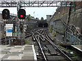 Northern line tunnel entrance at Morden