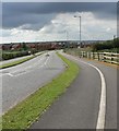 Cycle path along Outlands Drive, Hinckley