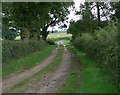 Track east of Stoke Golding