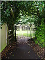 Gate to the graveyard, Bramshall