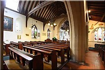 TL5502 : St Martin of Tours, Chipping Ongar, Essex - Interior by John Salmon