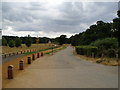 View to former Belfairs Farm site from the former lane