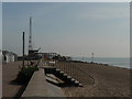 Shoeburyness: prom steps and radio mast