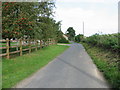 Napchester Road where it passes St Margaret